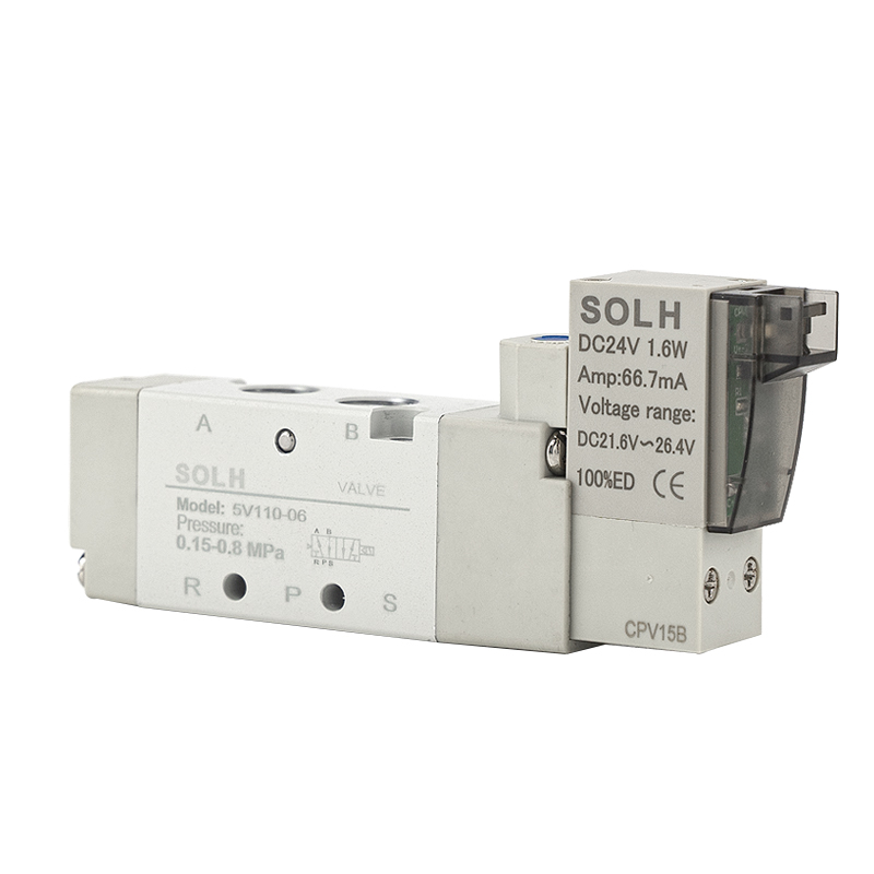 5V سیریز Solenoid والو | 5/2 اور 5/3 راستہ