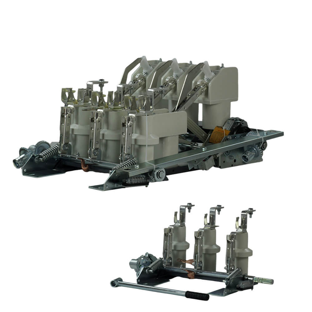 FN18 12KV 3 فیز گینگ آپریٹڈ ایئر لوڈ بریک سوئچ کے ساتھ آئرنگ ڈیوائس اور فیوز سوئچ نالف کے ساتھ