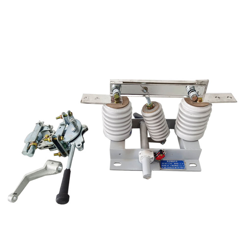 آپریٹنگ میکانزم کے ساتھ GN19-12 12KV 400A AC/DC سنگل قطب تنہائی سوئچ 11KV منقطع سوئچ الگ تھلگ