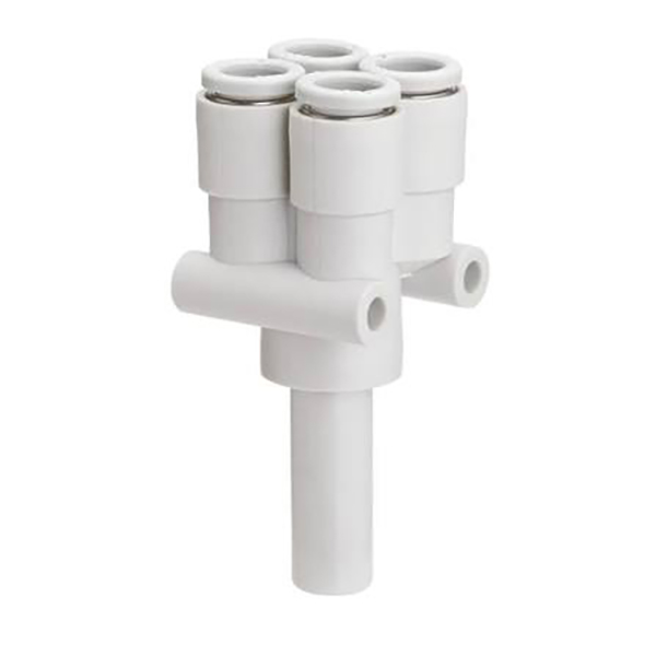 KQ2X / KQ2XD سیریز ملٹی وے پش ان فٹنگ کو کم کرتی ہے۔